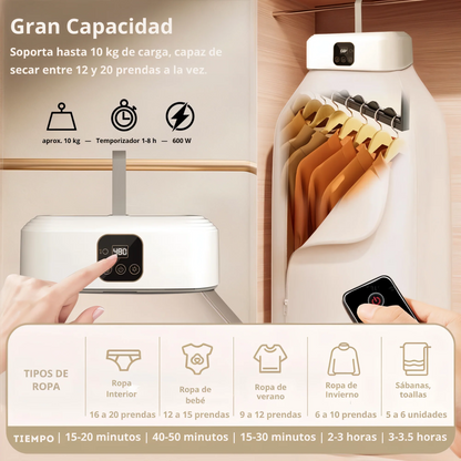 DryFlux™ Secadora de Ropa Portátil